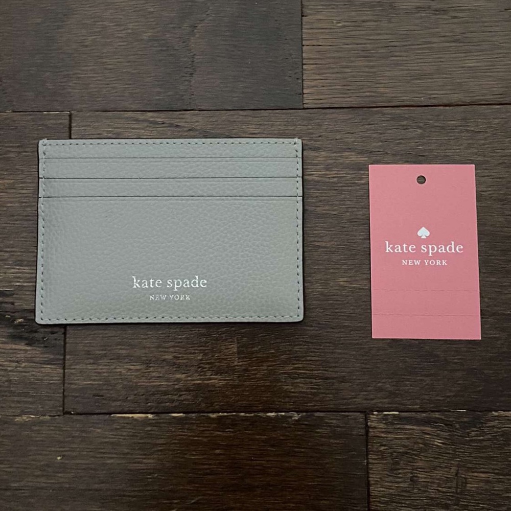 Kate Spade Gray Card Holder
